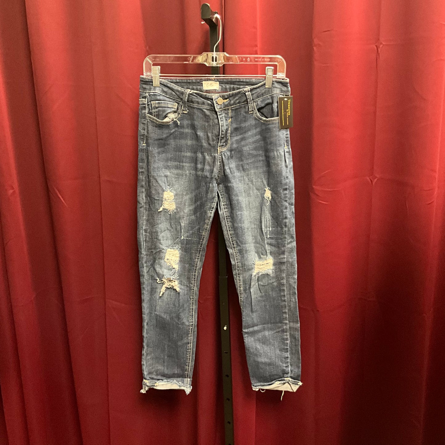 Cello Jeans Women's Distressed Blue Jeans - Size 9