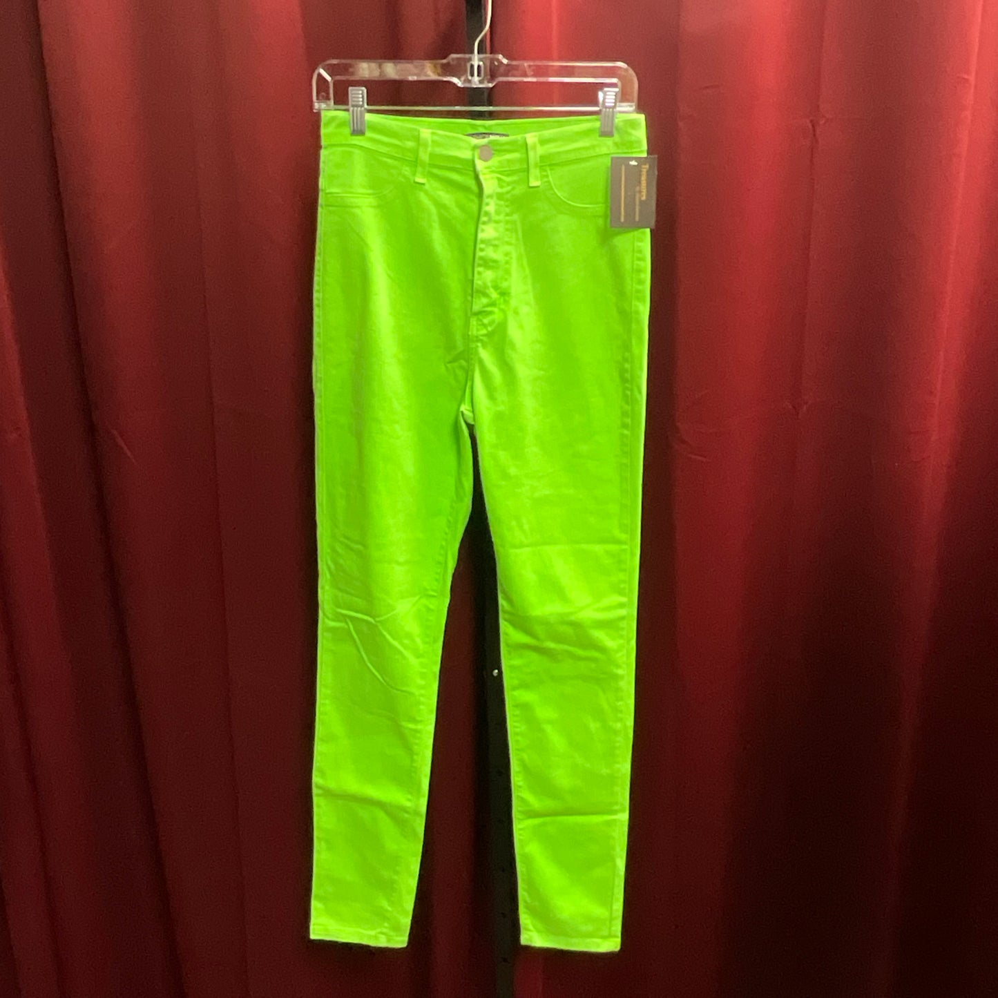 Fashion Nova Women's Neon Green Stretch Jeans