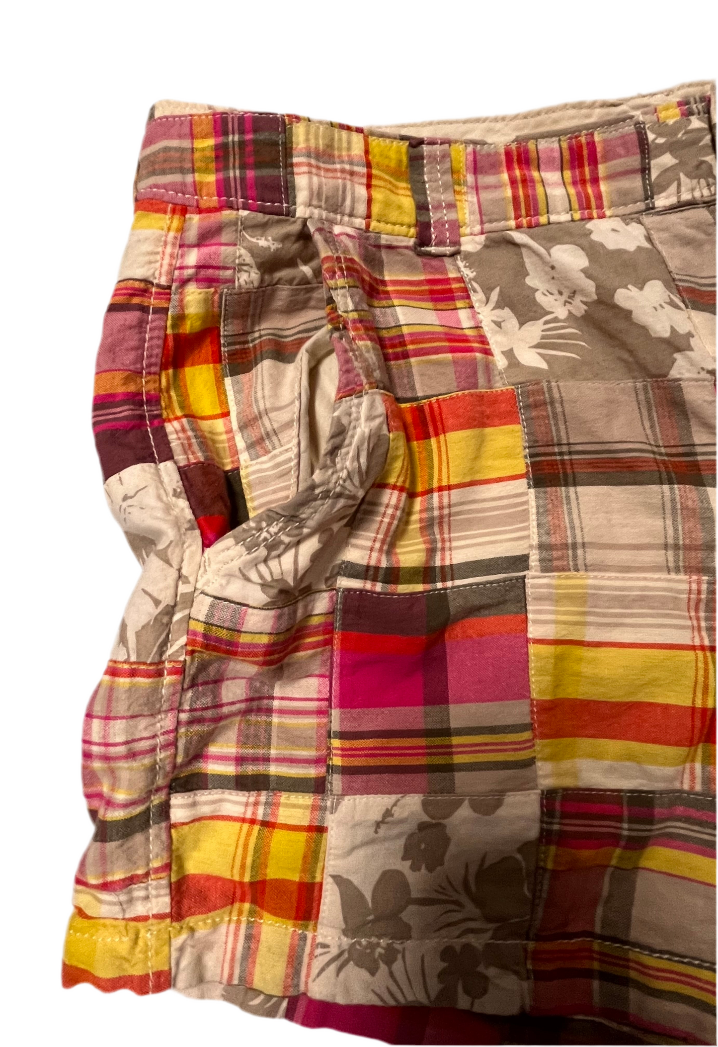 Pantalones cortos a cuadros multicolores para mujer de Old Navy
