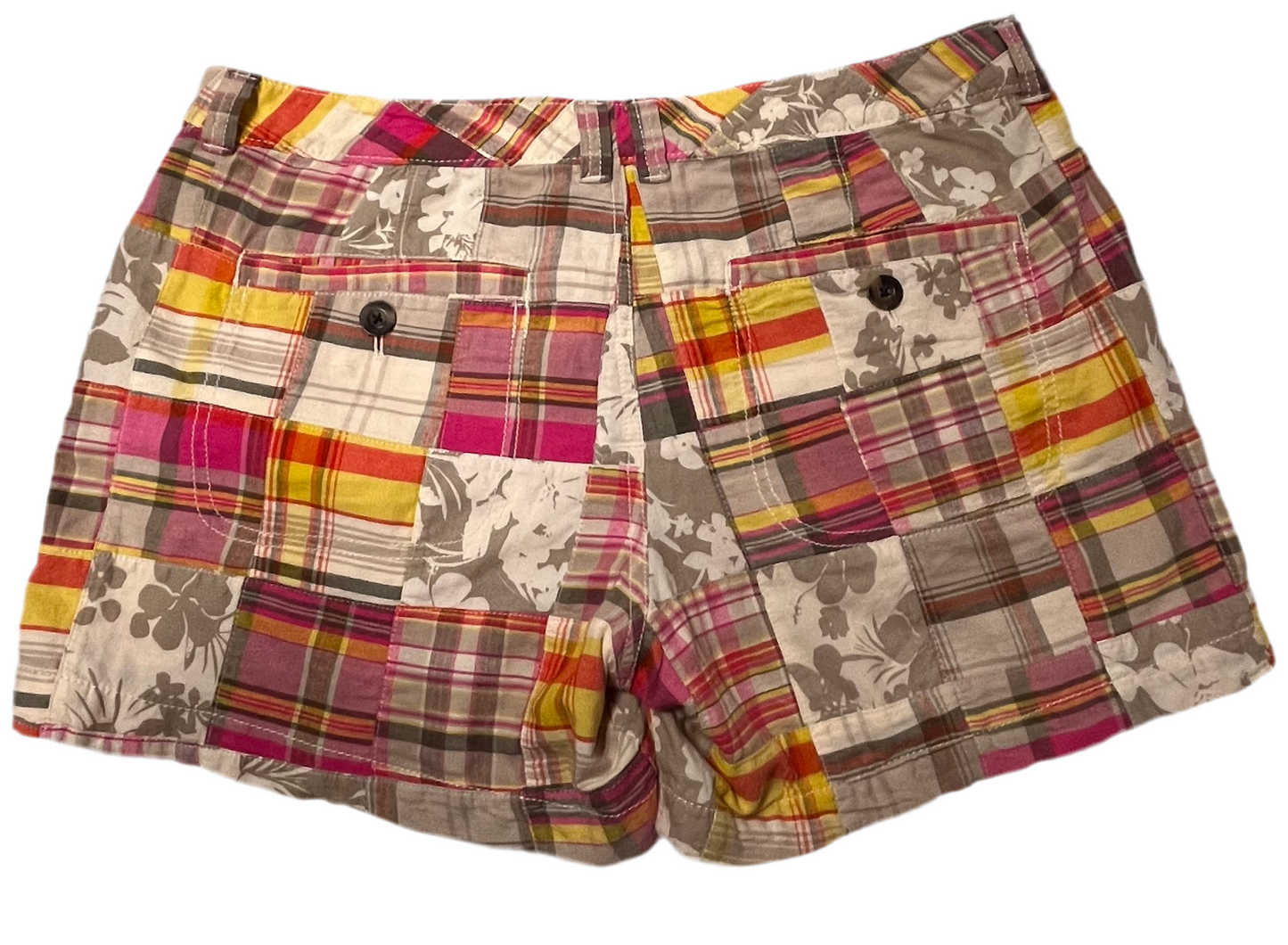 Pantalones cortos a cuadros multicolores para mujer de Old Navy