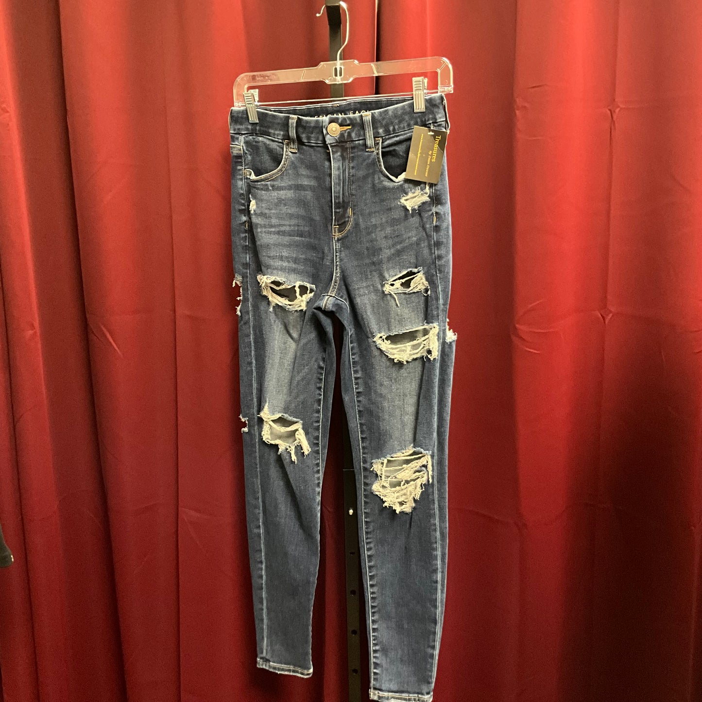 American Eagle Women's Distressed Blue Jeans
