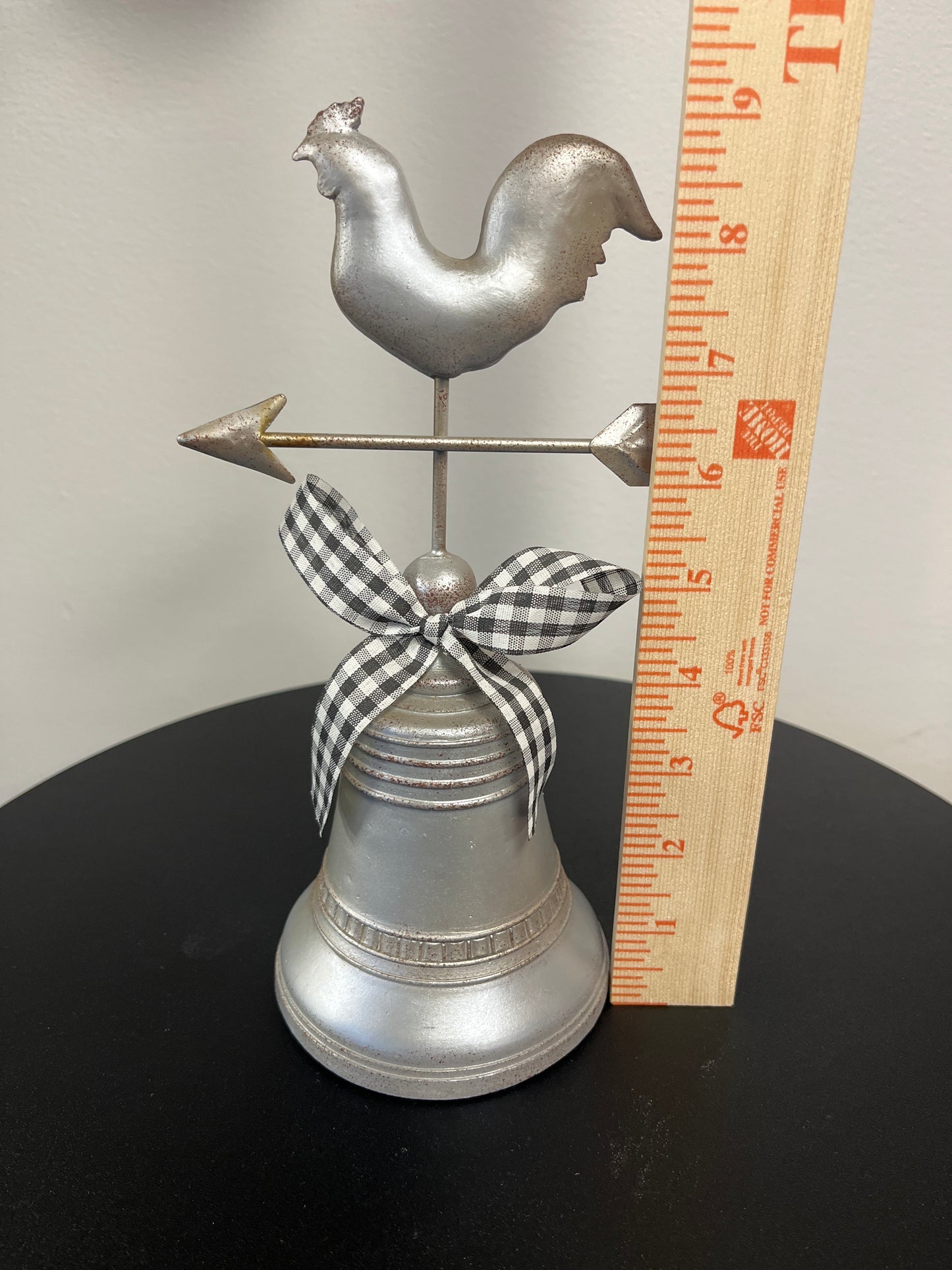Holiday Vintage Style Tabletop Rooster Weathervane