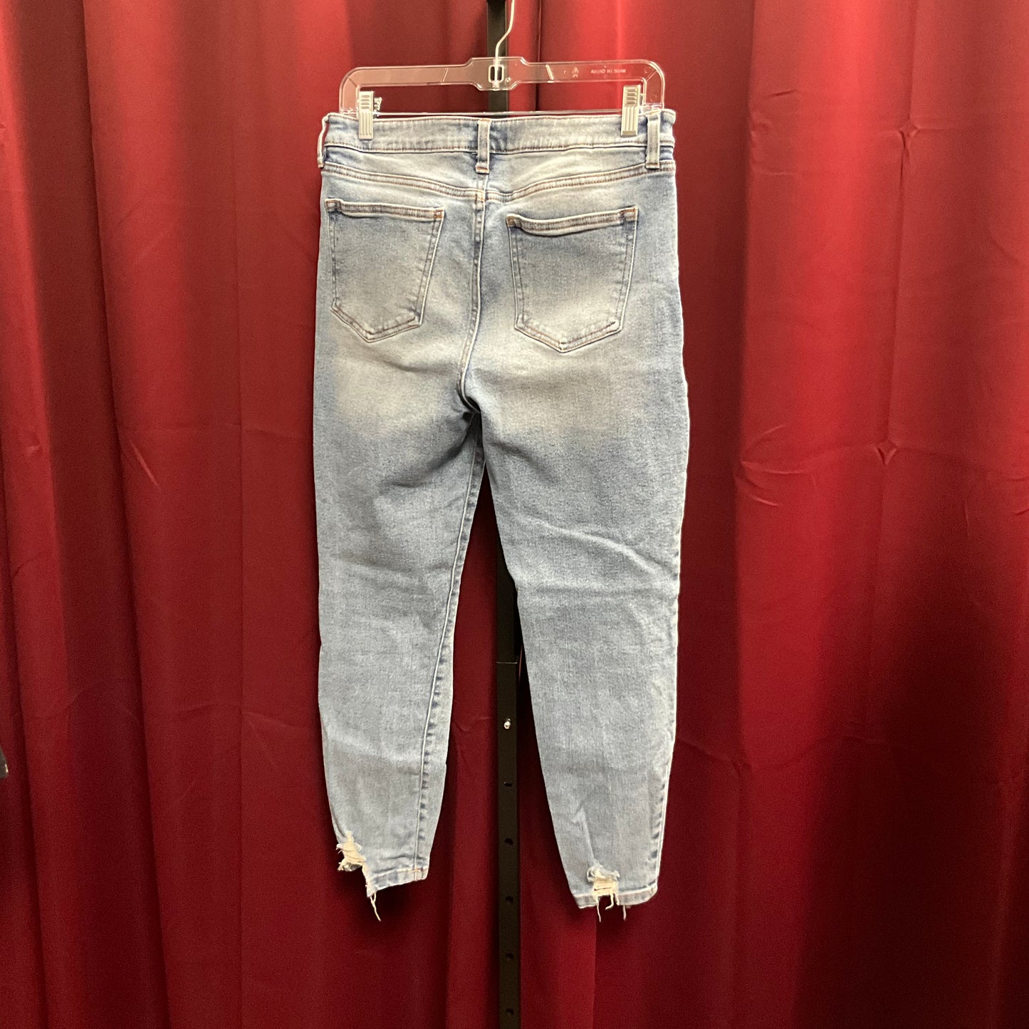 RE Generation by Celebrity Pink Women's Distressed Blue Jeans