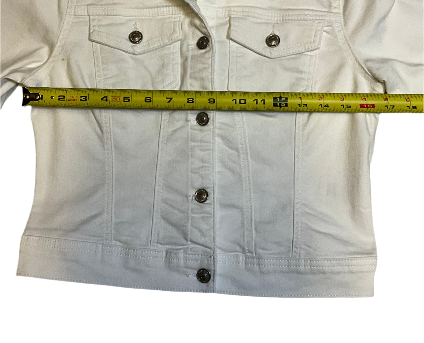 Wax Jean White Denim Jacket