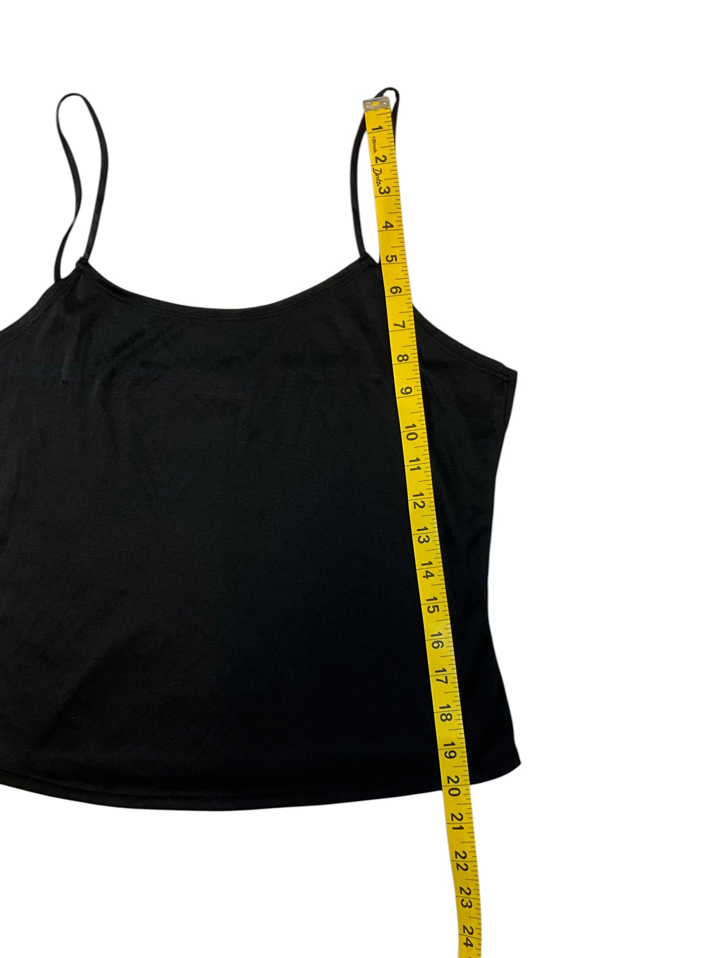 Nicole Miller Women’s Small Black Spaghetti Strap Camisole Tank Top