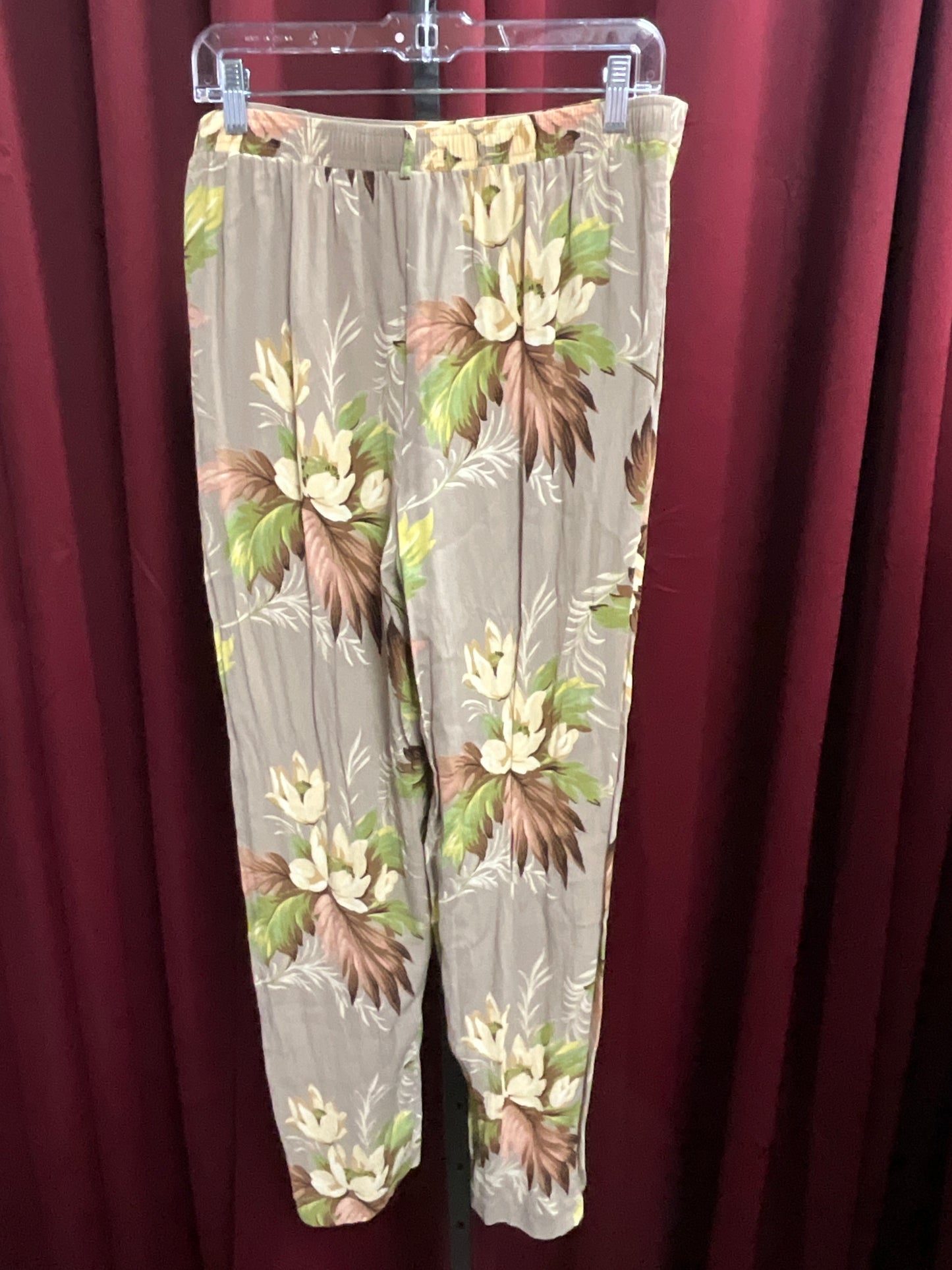 Karen Kane Floral Print Dress Pants.