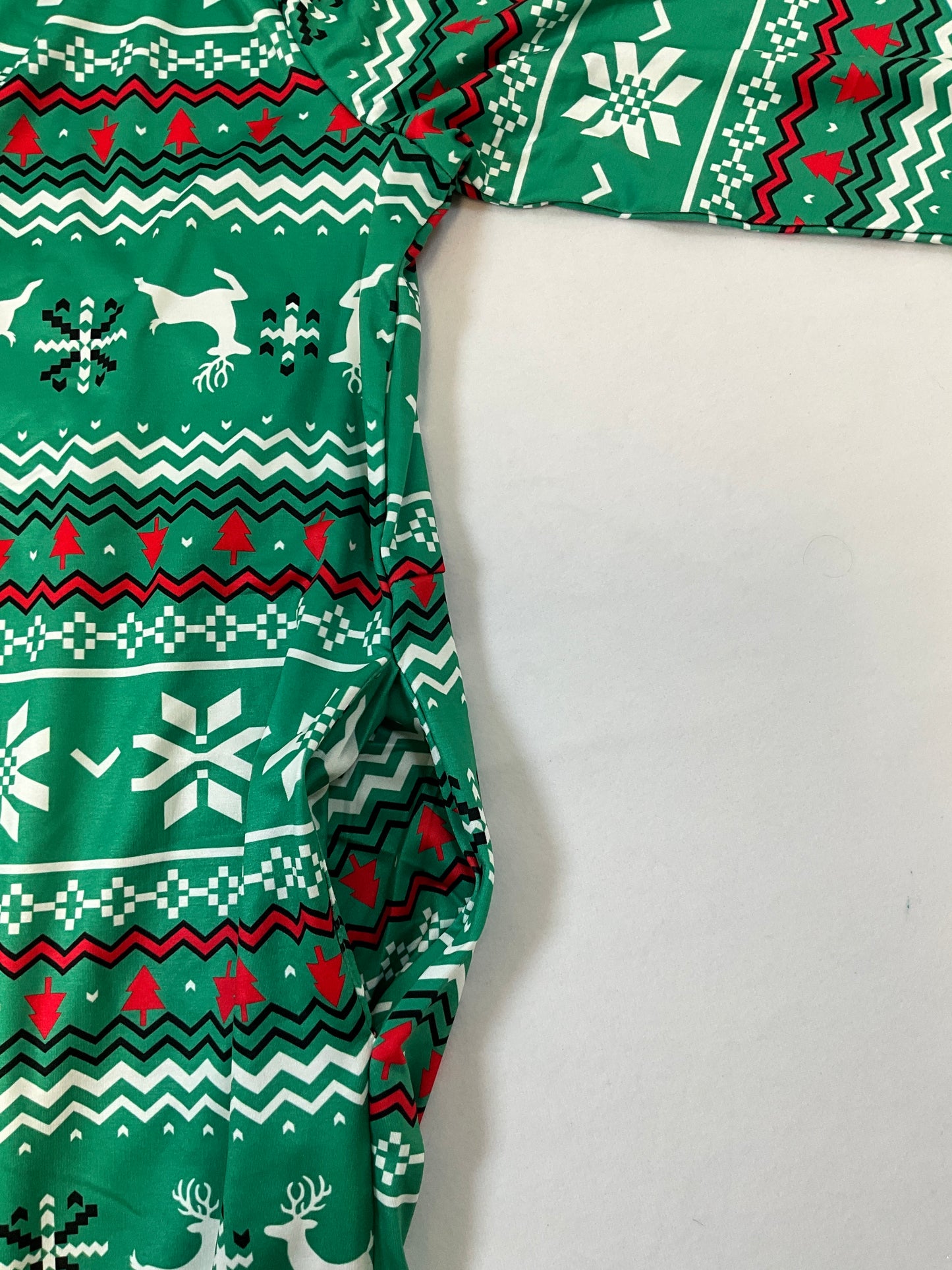 Christmas Pajamas for Women Roundneck Jumpsuit Size XL