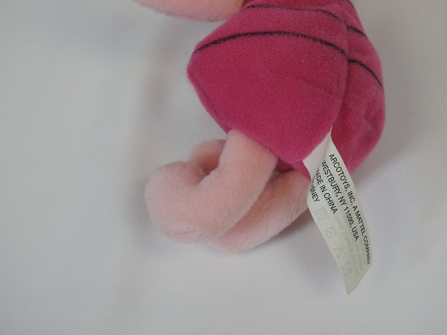 Mattel Disney 9" Tall Winnie The Pooh Piglet Bean Bag Plush Toy