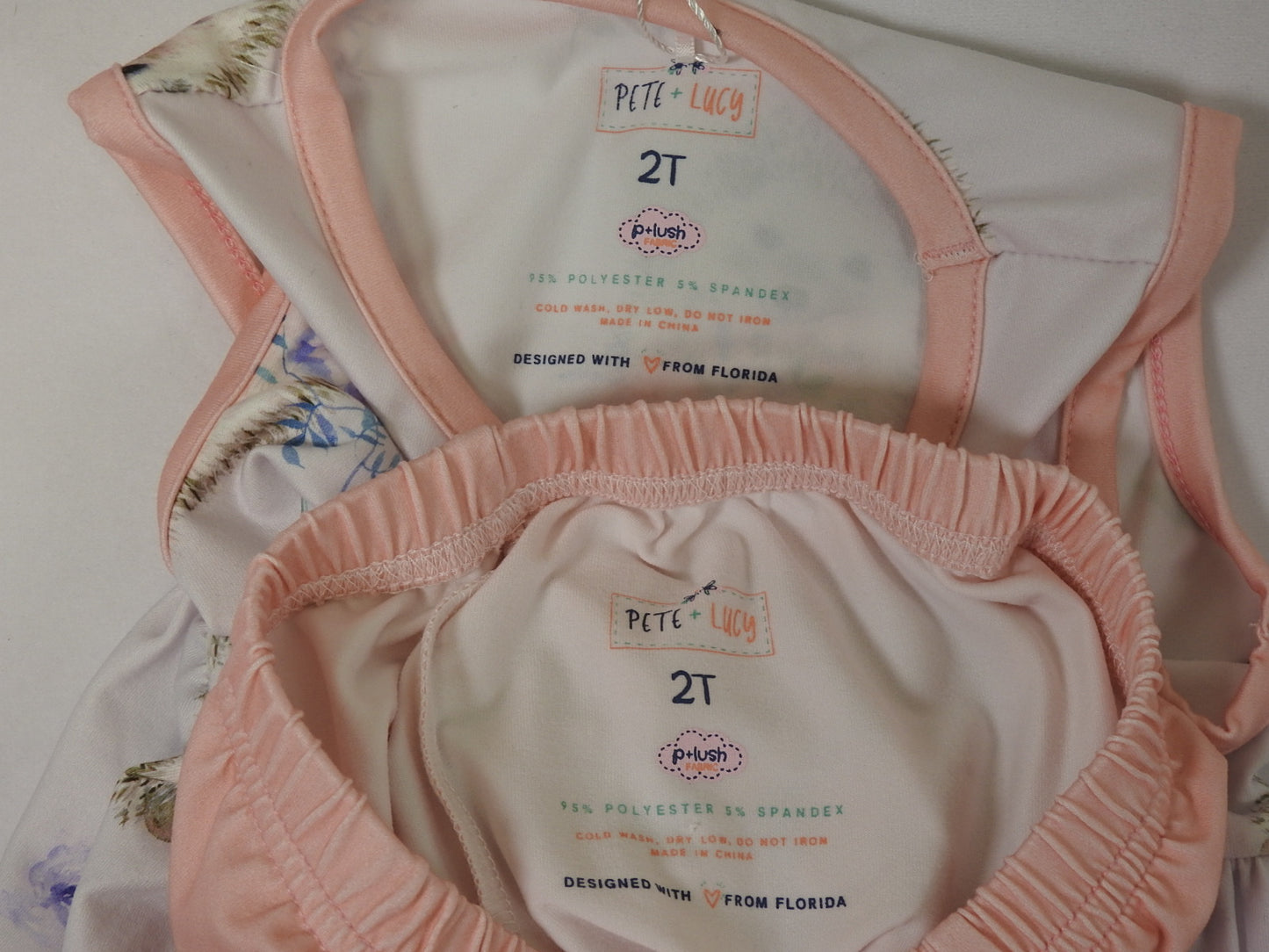 Pete + Lucy Girls Hedge Hog Haven 2pc Short Set 2T