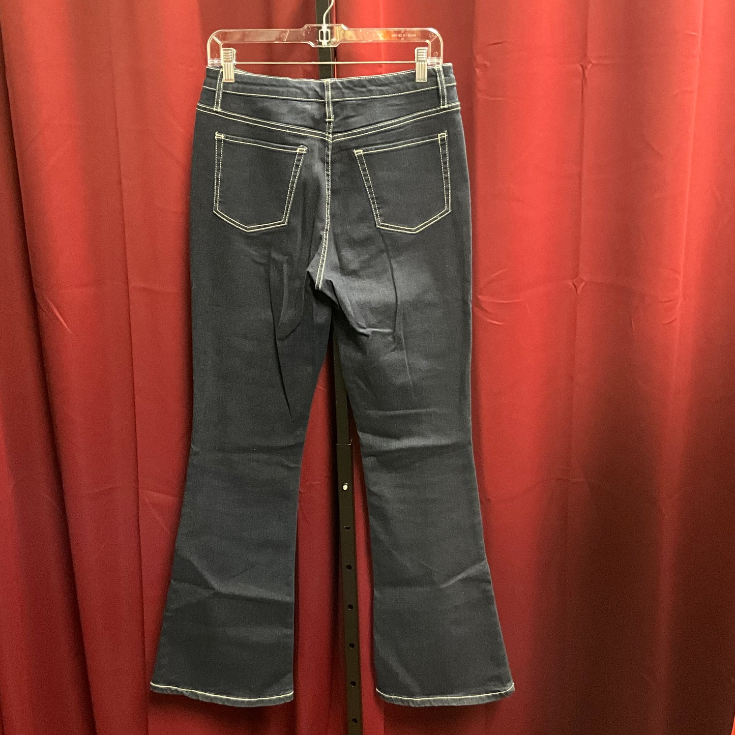 Wild Fable Women's Dark Blue Stretch Flare Legged Jeans