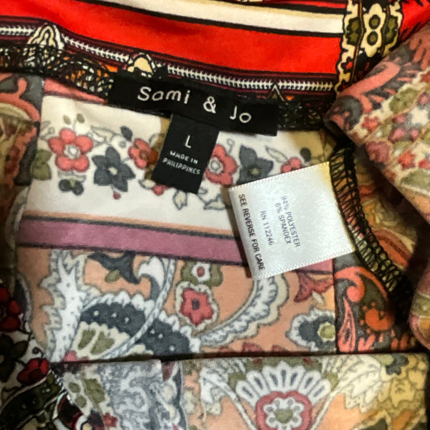 Sami & Jo Pull On Print A-Line Skirt