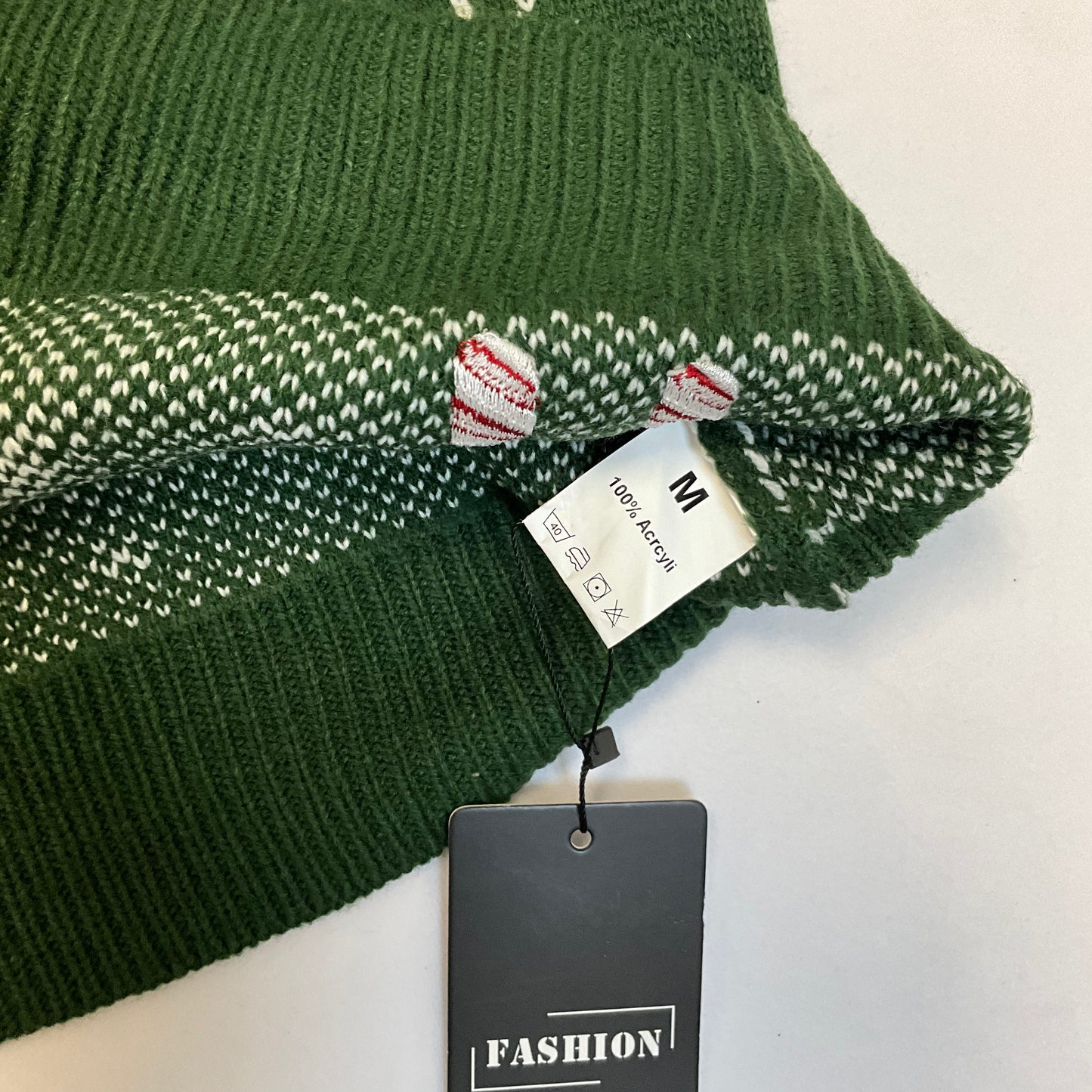 Knitted Cardigan Women's Green Christmas Sweater