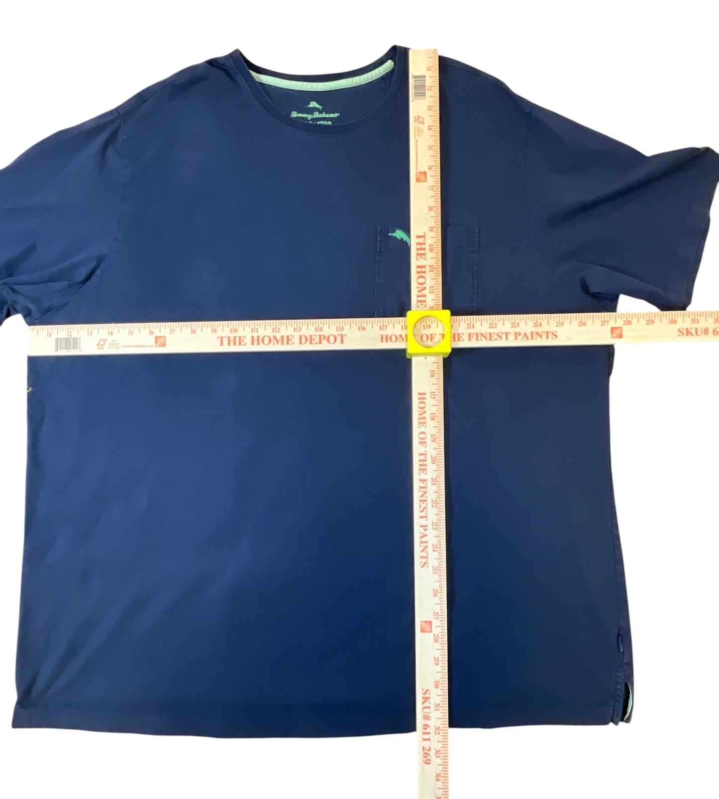 Tommy Bahama Royal Blue Pocket T-Shirt Men Size 2XLB Short Sleeve