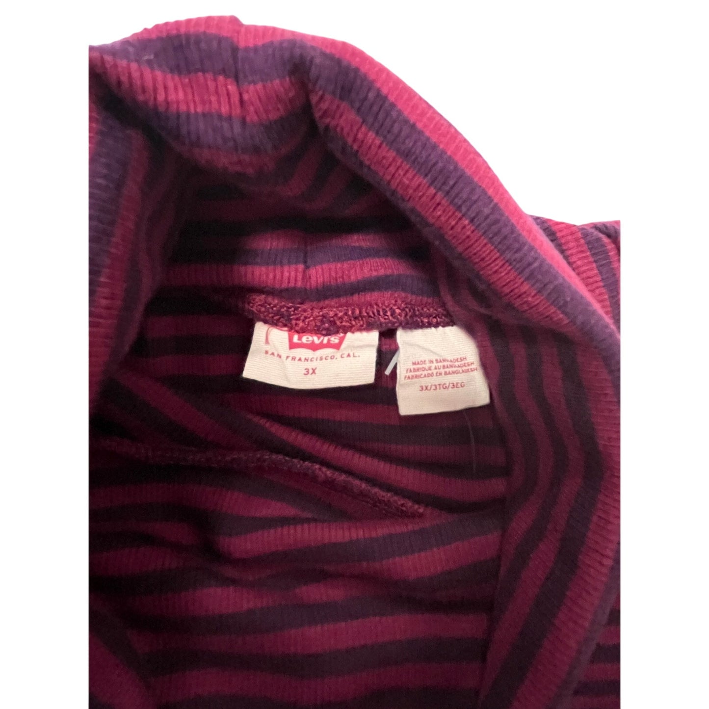 Jersey de cuello alto a rayas morado Everyday para mujer de Levi's