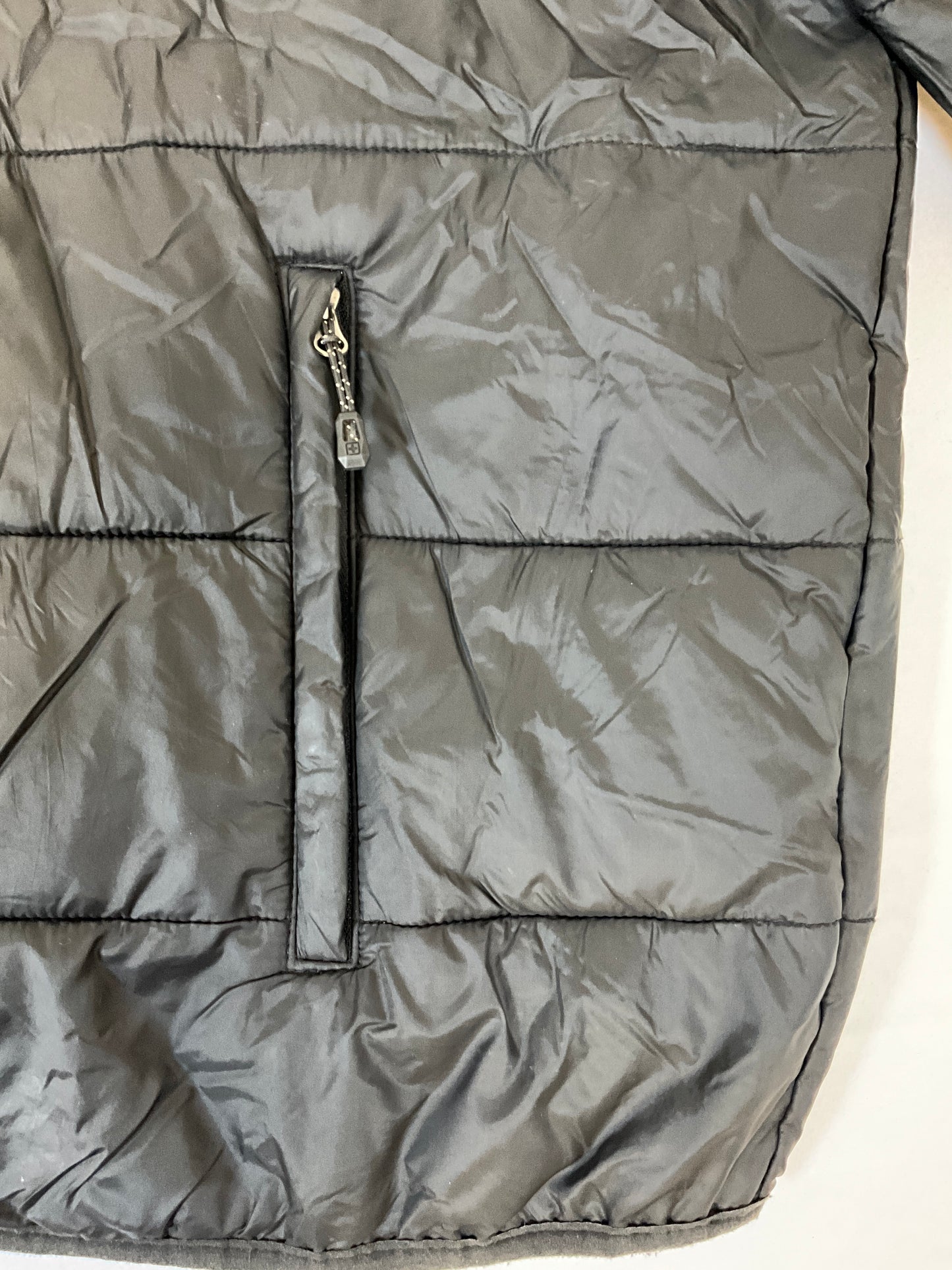 Swiss Tech Men's Black Puffer Jacket