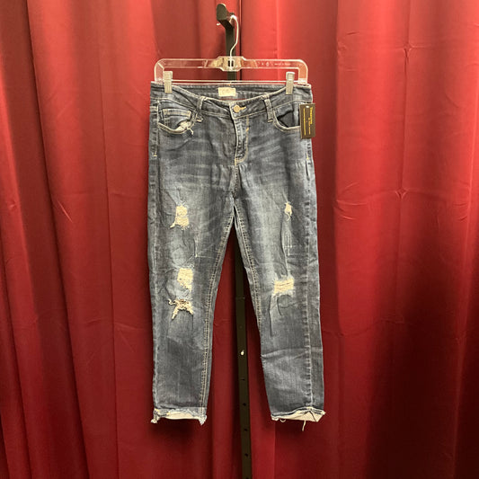 Cello Jeans Women's Distressed Blue Jeans - Size  9