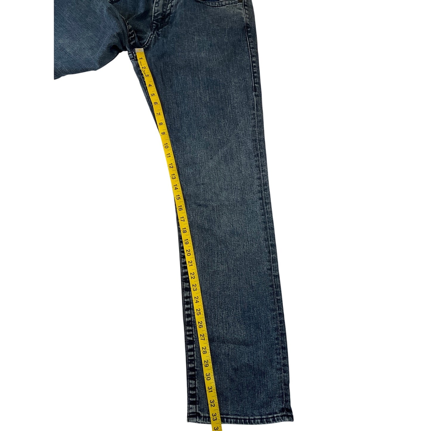 True Religion Men’s Ricky Straight Jeans Size 31 Blue Acid Wash
