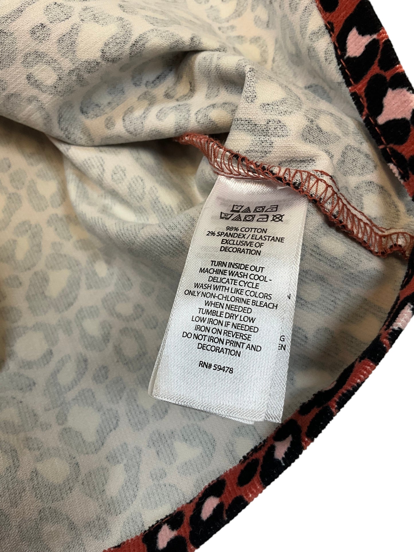 Cupcakes & Cashmere Girls Size 8 Leopard Print Pinafore Jumper Dress