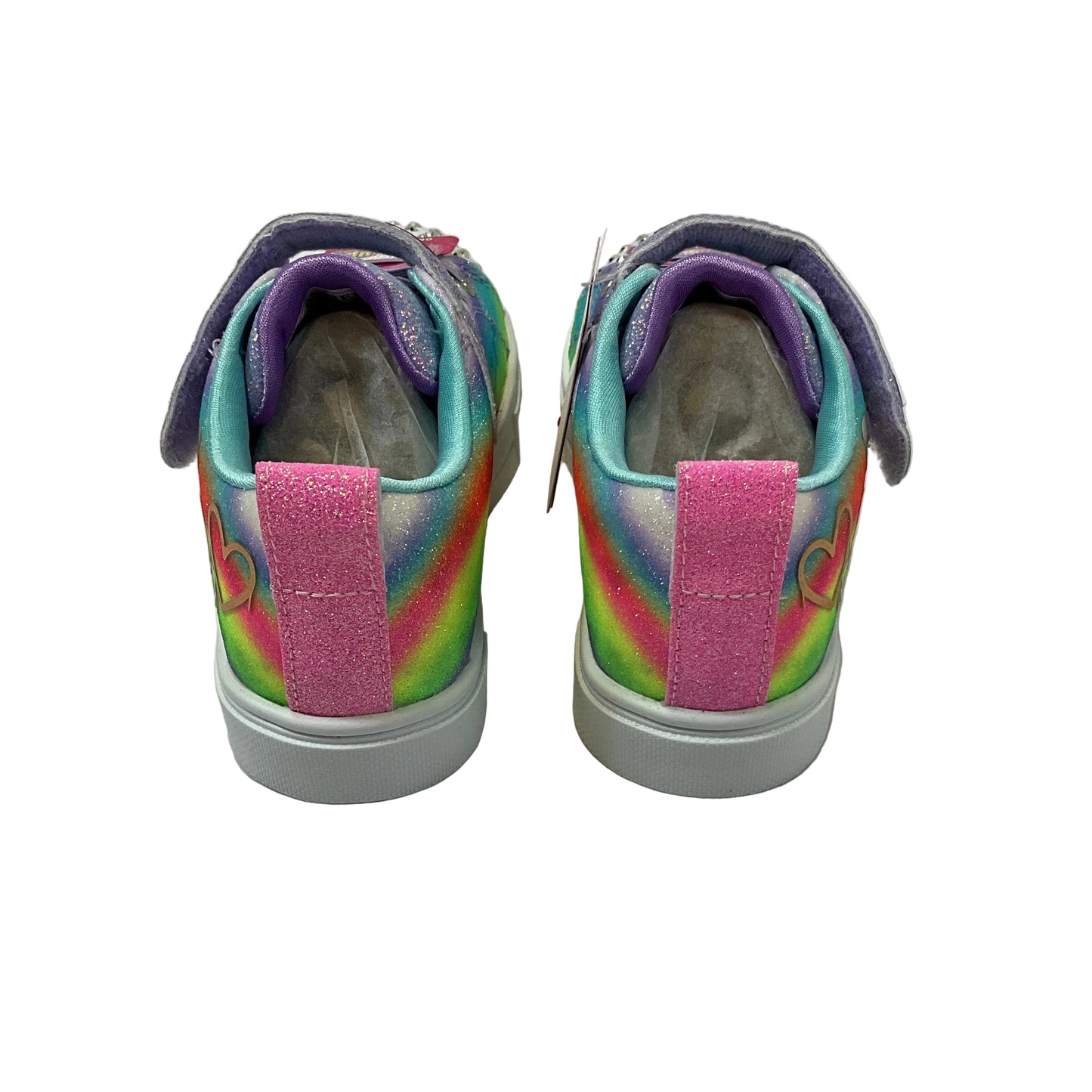 Skechers Twinkle Toes Light Up Velcro Sneakers Girls Size 11