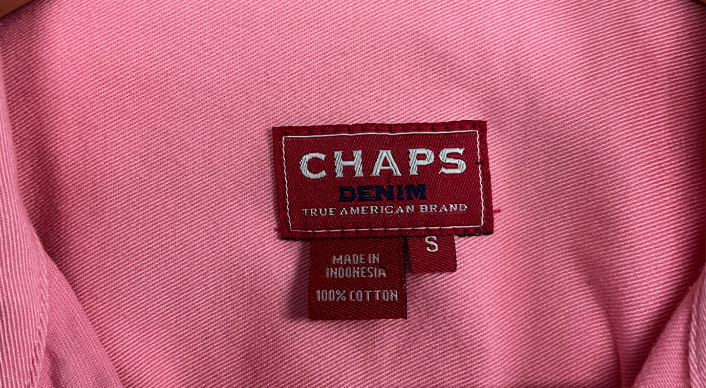 Chaps Pink Women's Denim Jacket