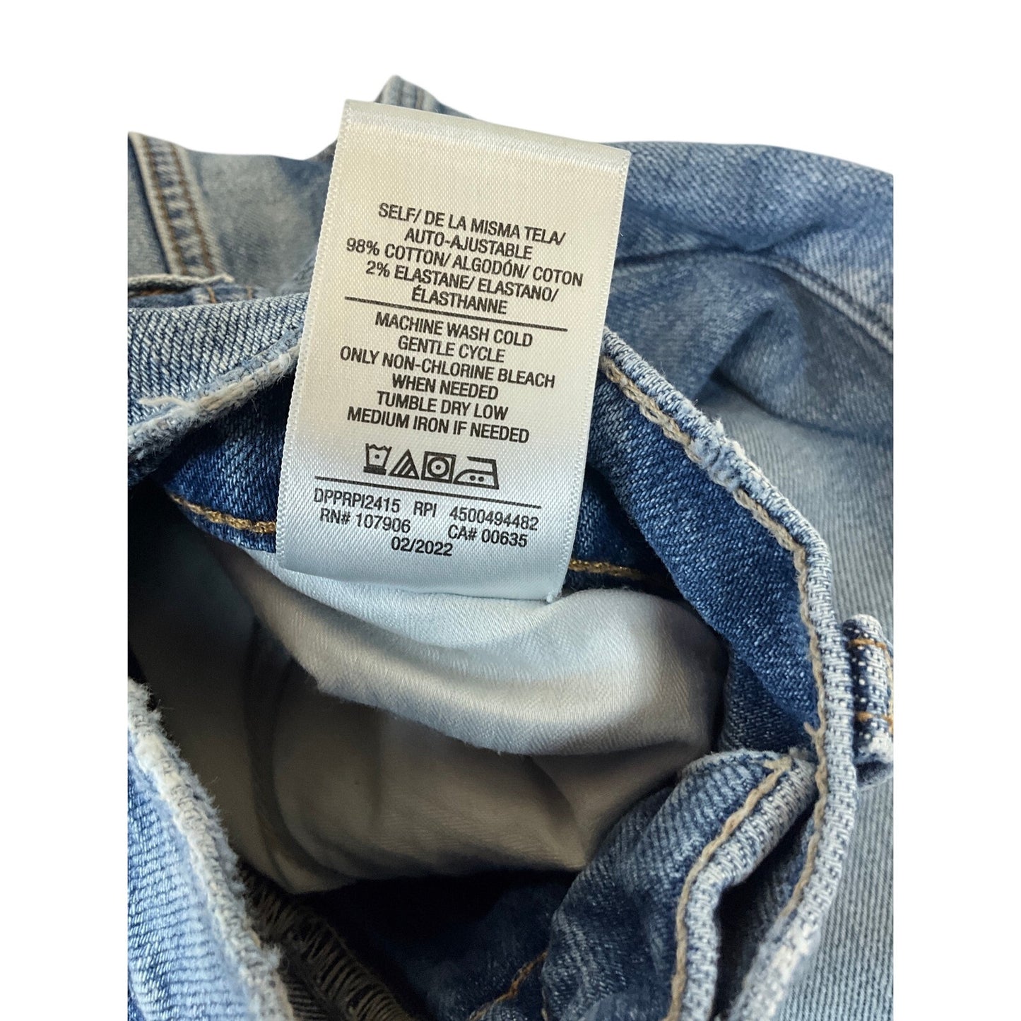 Hudson Los Angeles Men’s Distressed Straight-Leg Jeans Size 31 Medium Wash