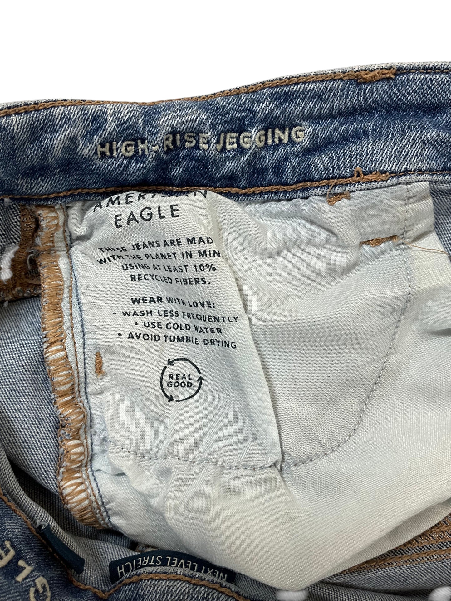 American Eagle Women’s Size 10 X-Long High Rise Jegging Next Level Stretch Jeans