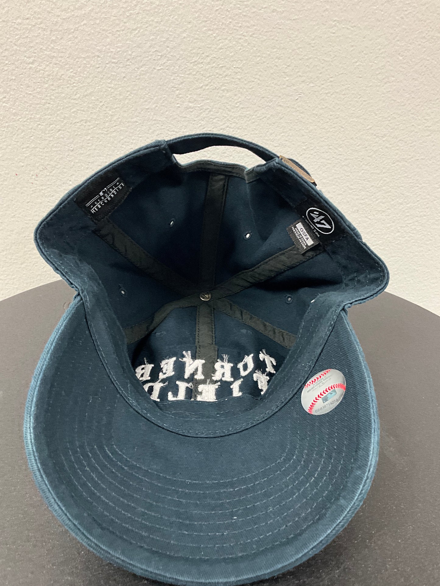 '47 Brand Atlanta Braves Turner Field 2016 Adjustable Hat Navy MLB Clean Up Cap