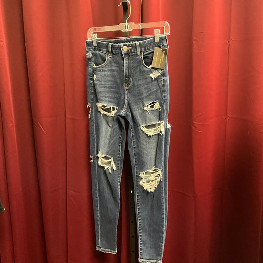 American Eagle Women's Distressed Blue Jeans