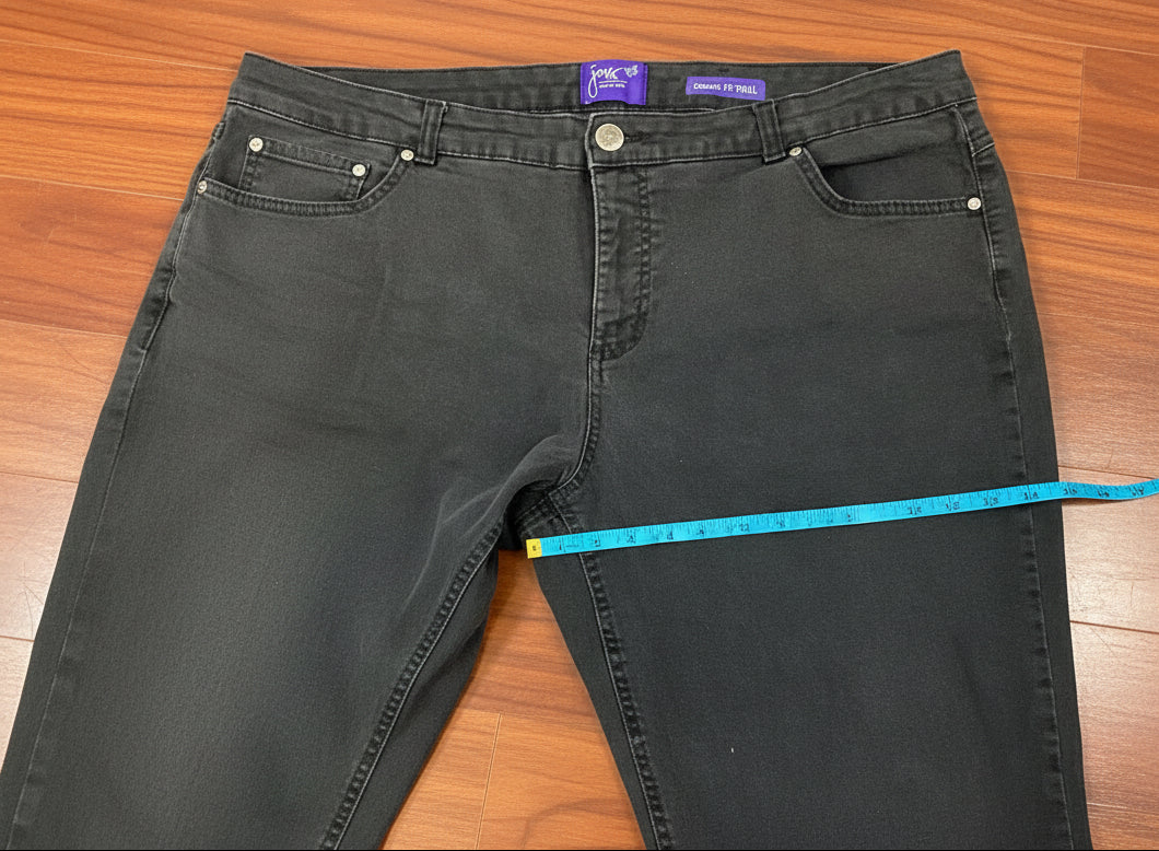Just My Size Women's Black Jeans Size 22WP