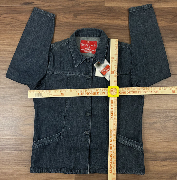 Rustic Denim Women's Blue Denim Button Down Jacket