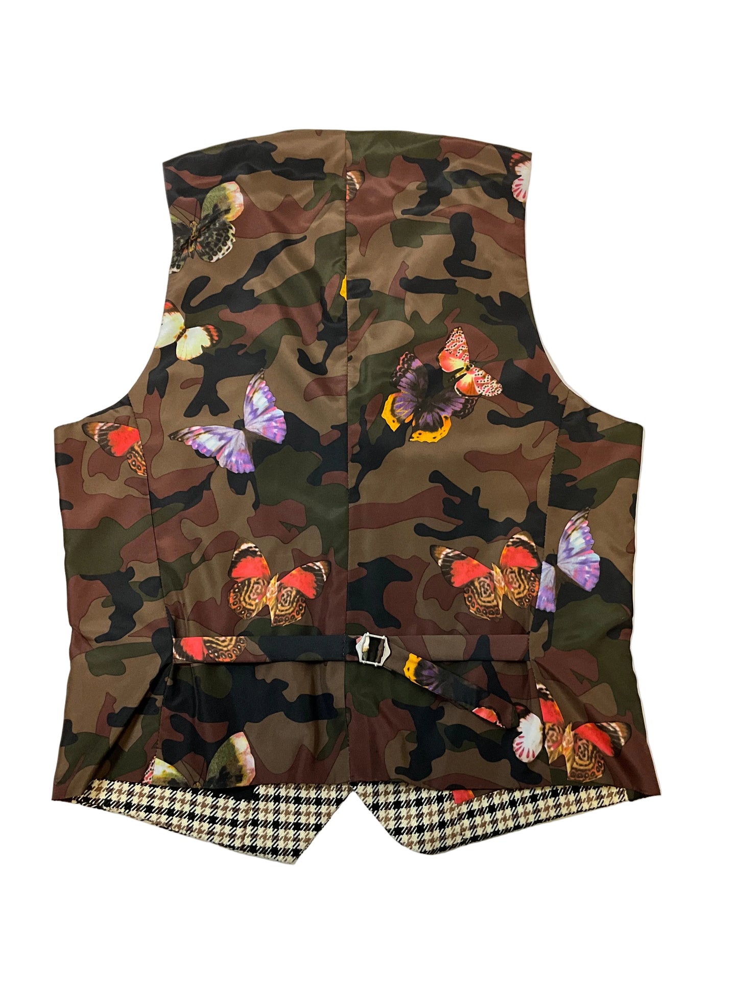 Paisley & Gray Skinny Fit 3 Pc Houndstooth Plaid Suit