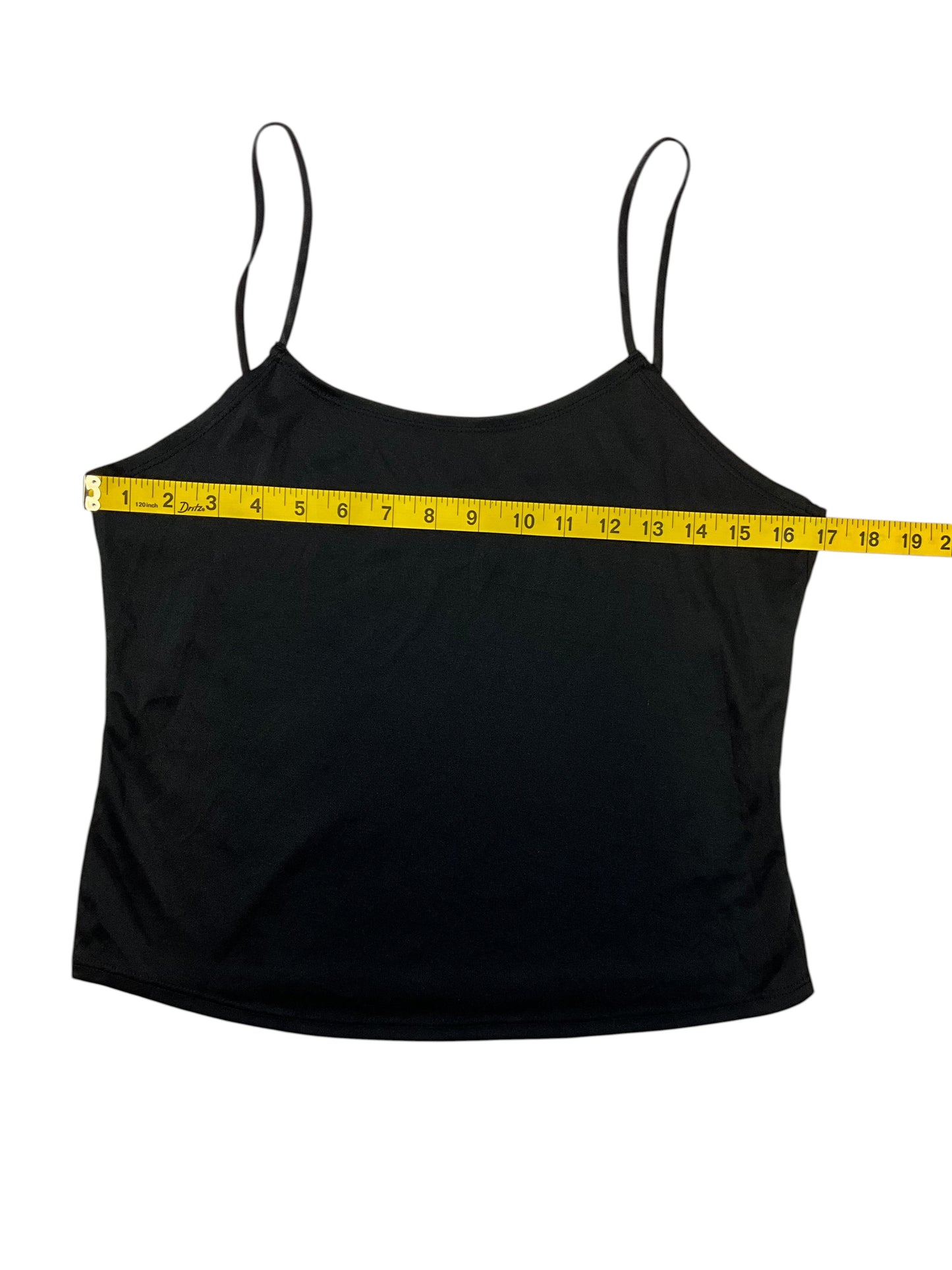 Nicole Miller Women’s Small Black Spaghetti Strap Camisole Tank Top