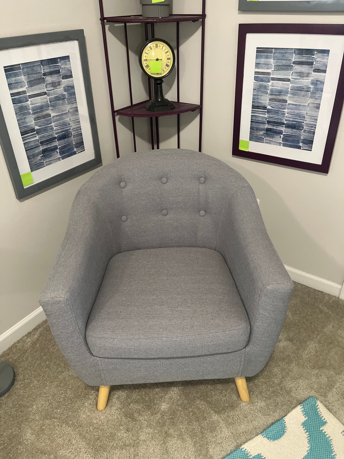 The Home Store's Single Gray Chairs Set