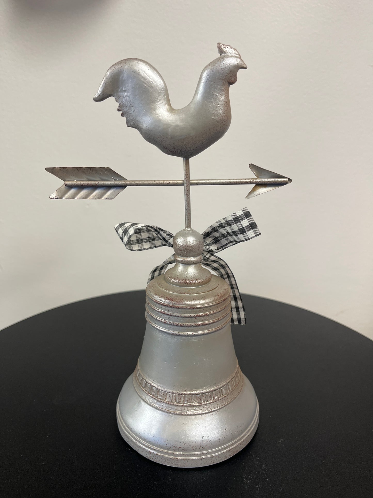 Holiday Vintage Style Tabletop Rooster Weathervane