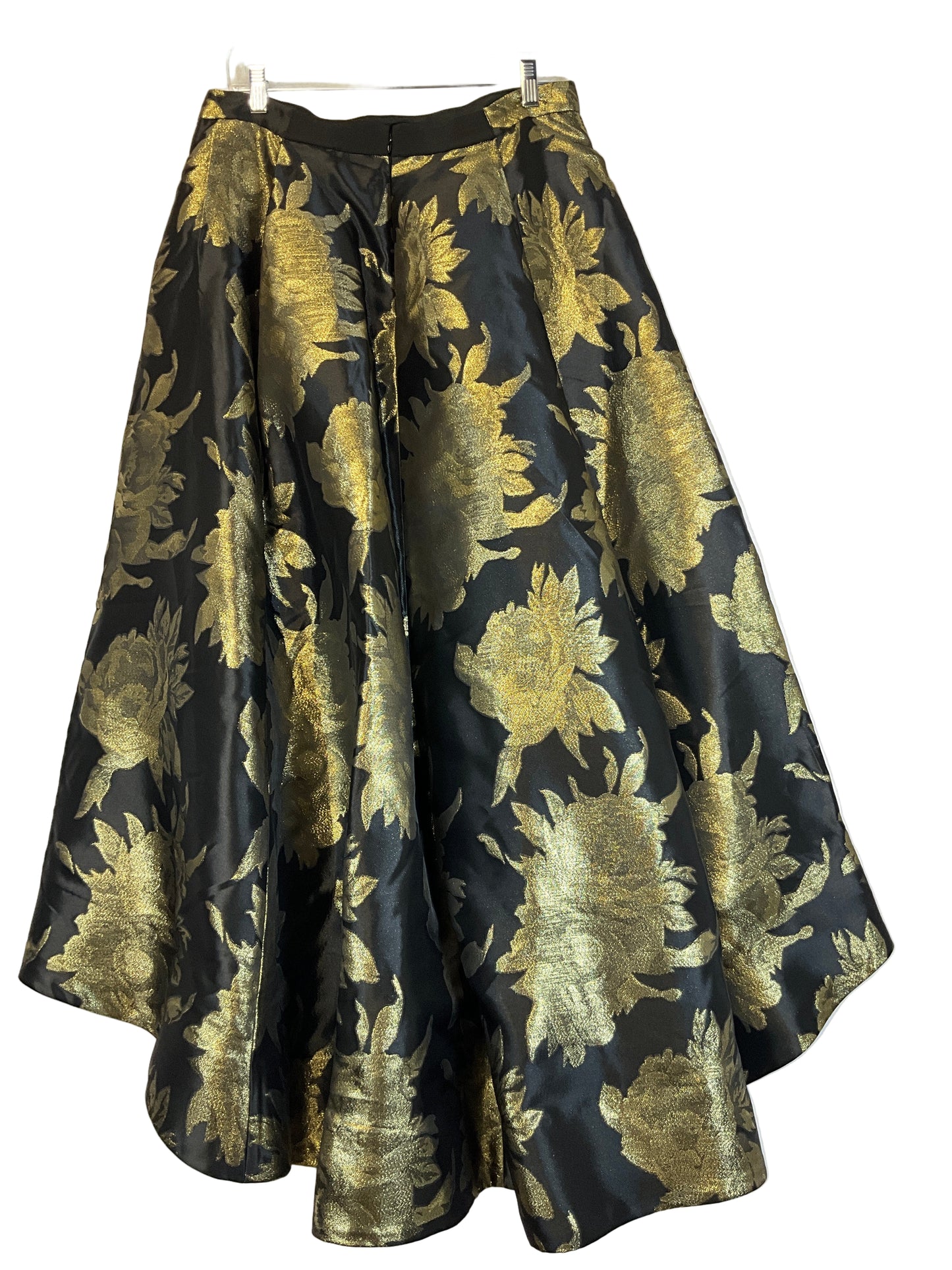 Eliza J Gold & Black Ball Gown Skirt