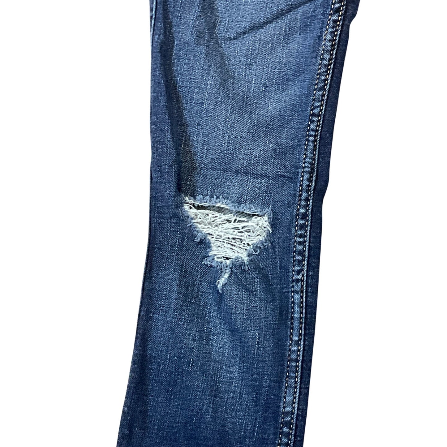 Hollister High-Rise Super Skinny Jeans Dark Wash Distressed  Size W24R