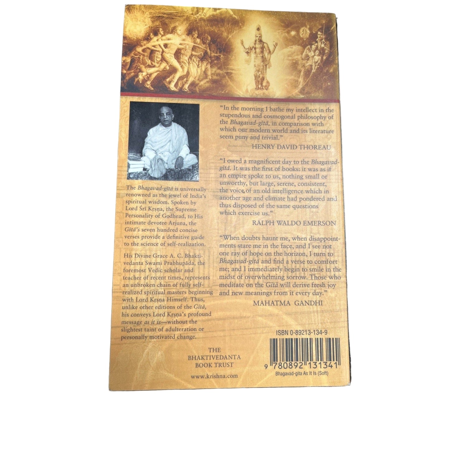 Bhagavad Gita As it is Paperback 1972, 1983