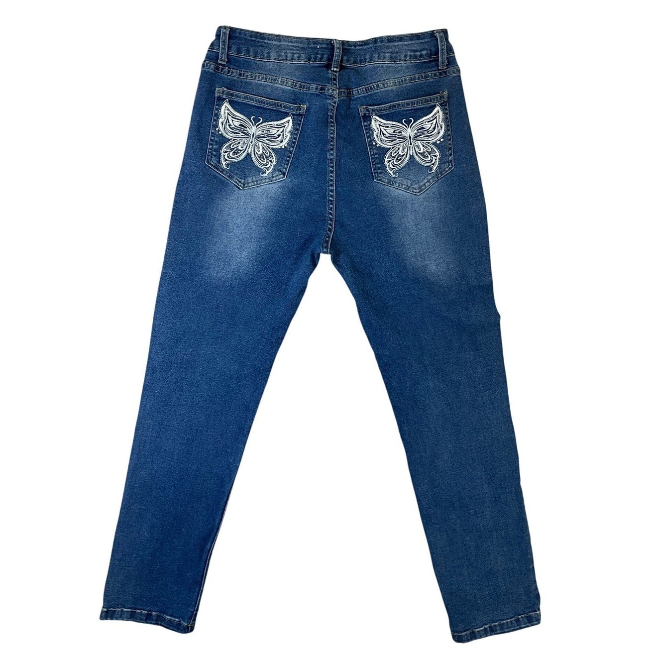 Bamboo Butterfly Women's Blue Jeans Size 11/12