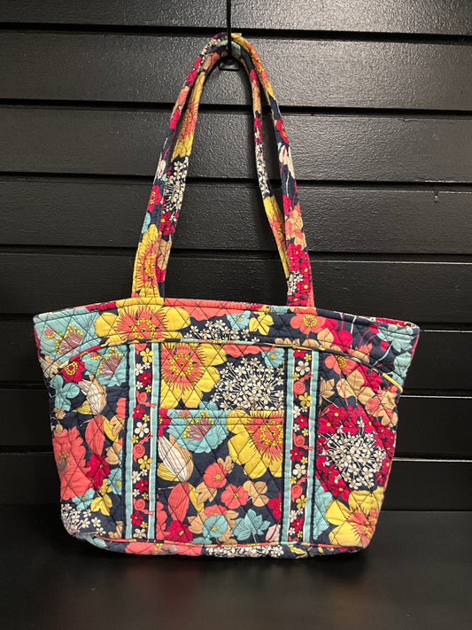 Vera Bradley Floral Quilted Tote Handbag