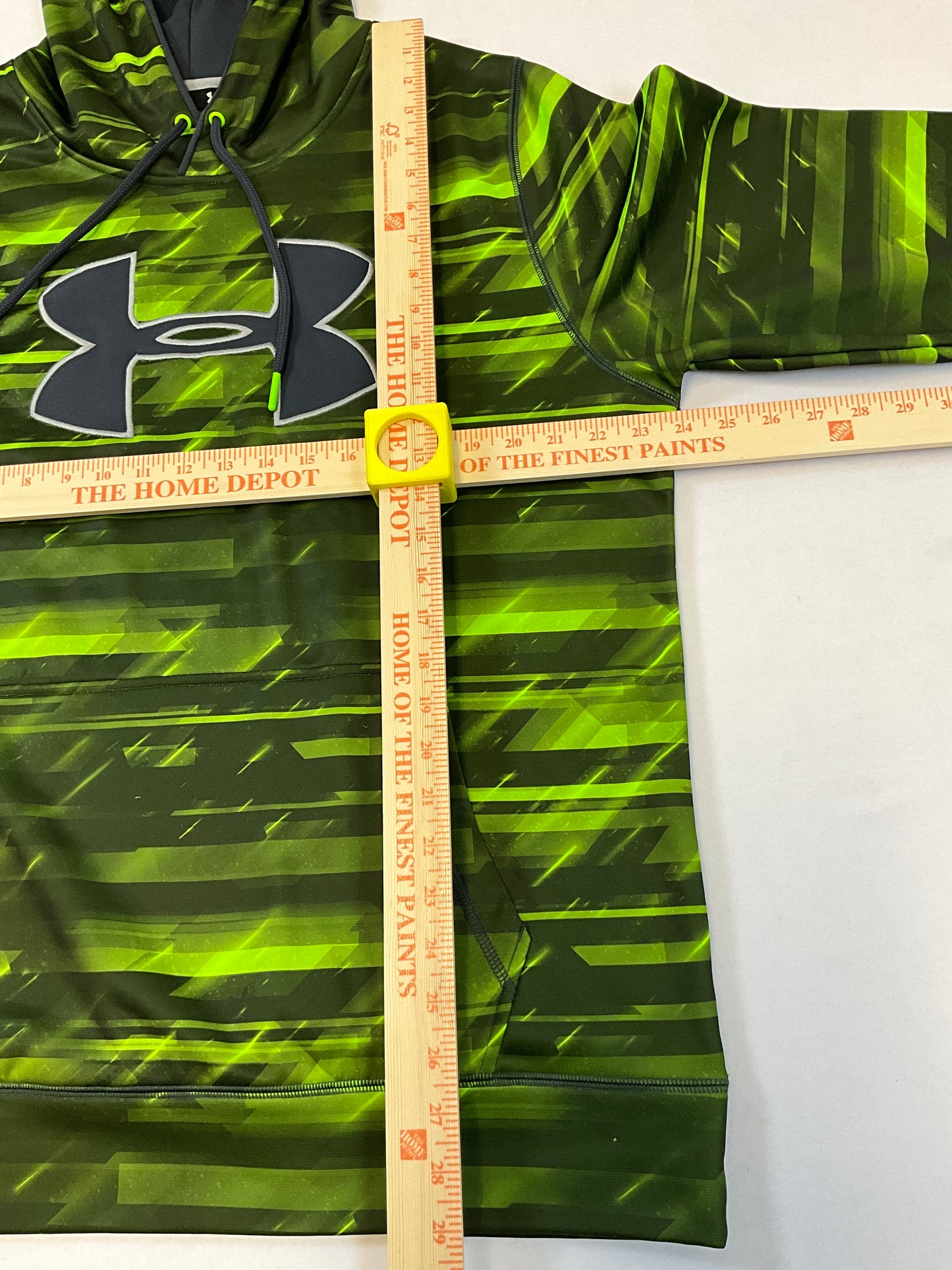 Under Armour Men's Green Storm Camouflage Fleece Lining Hoodie Size L