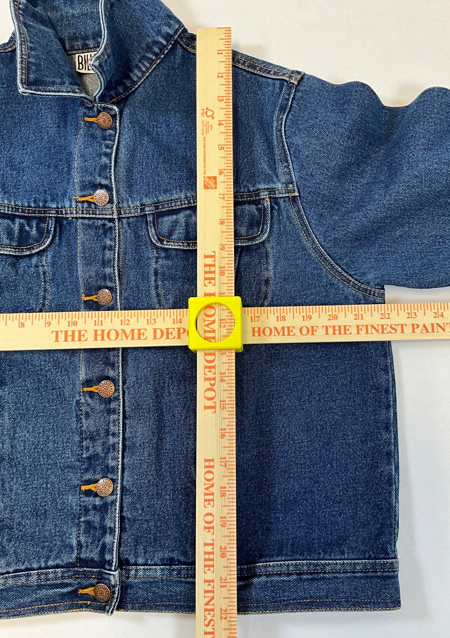 Bill Blass Women's Vintage Blue Denim Jacket Size L