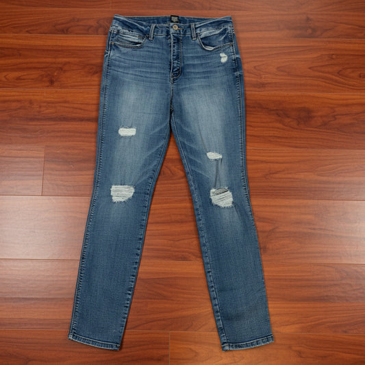 Rewash Brand Women's Distressed  Blue Jeans