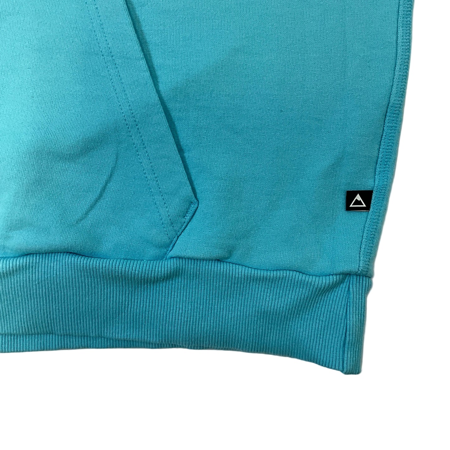 Men's Light Blue Hanes Hoodie Pull Over Sweat Top Size L