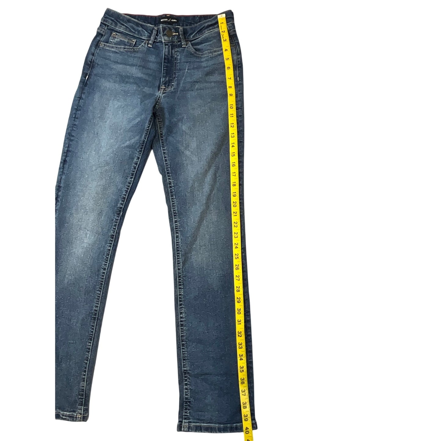 Nautica Jeans Women's Straight Leg Dark Wash Classic Stretch Denim Sz 4