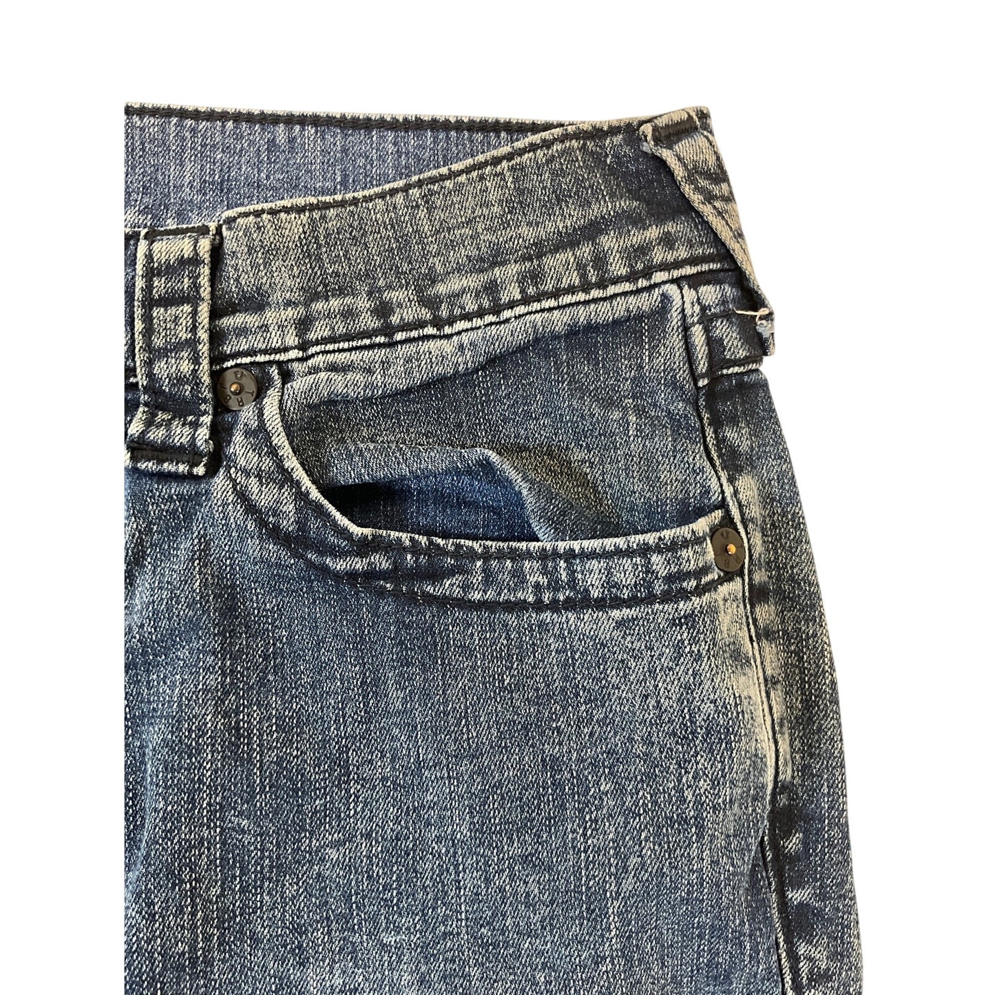 True Religion Men’s Ricky Straight Jeans Size 31 Blue Acid Wash
