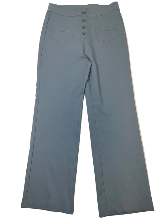 Women's Light Blue Mid Rise Wide Leg Pants Size XL
