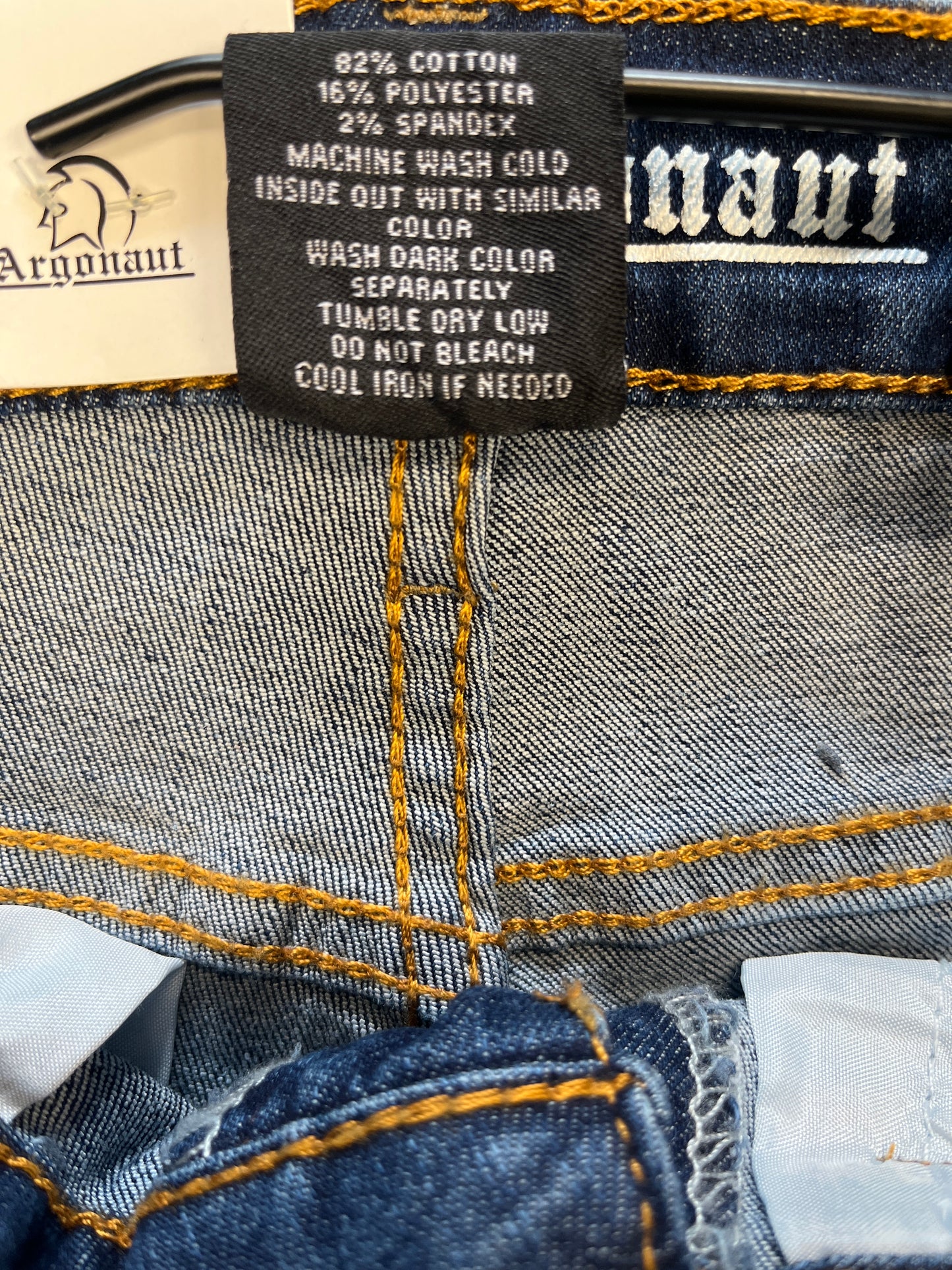 Argonaut Women's Distressed Skinny Stretch Jeans Size 16 Dark Wash NWT