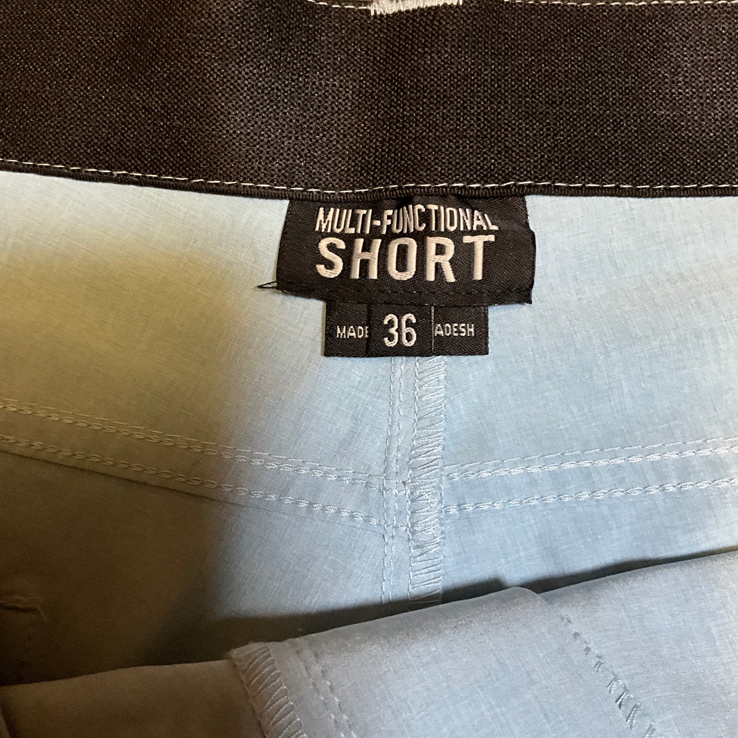 Multi Functional Men's Light Blue Shorts