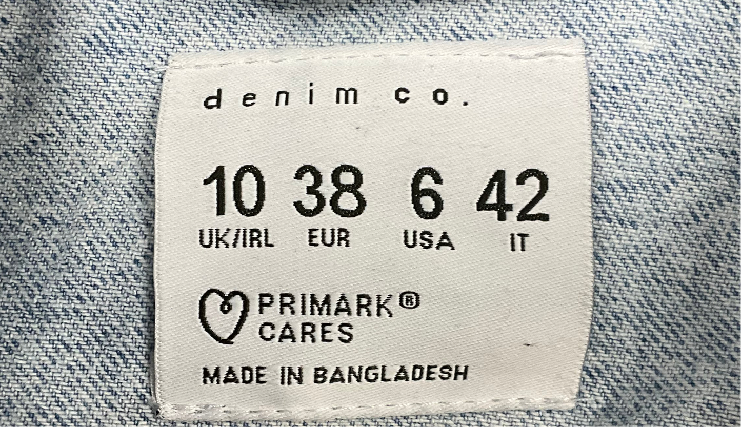 Denim Co. Primark Cares Women's Whitewashed Blue Denim Jacket