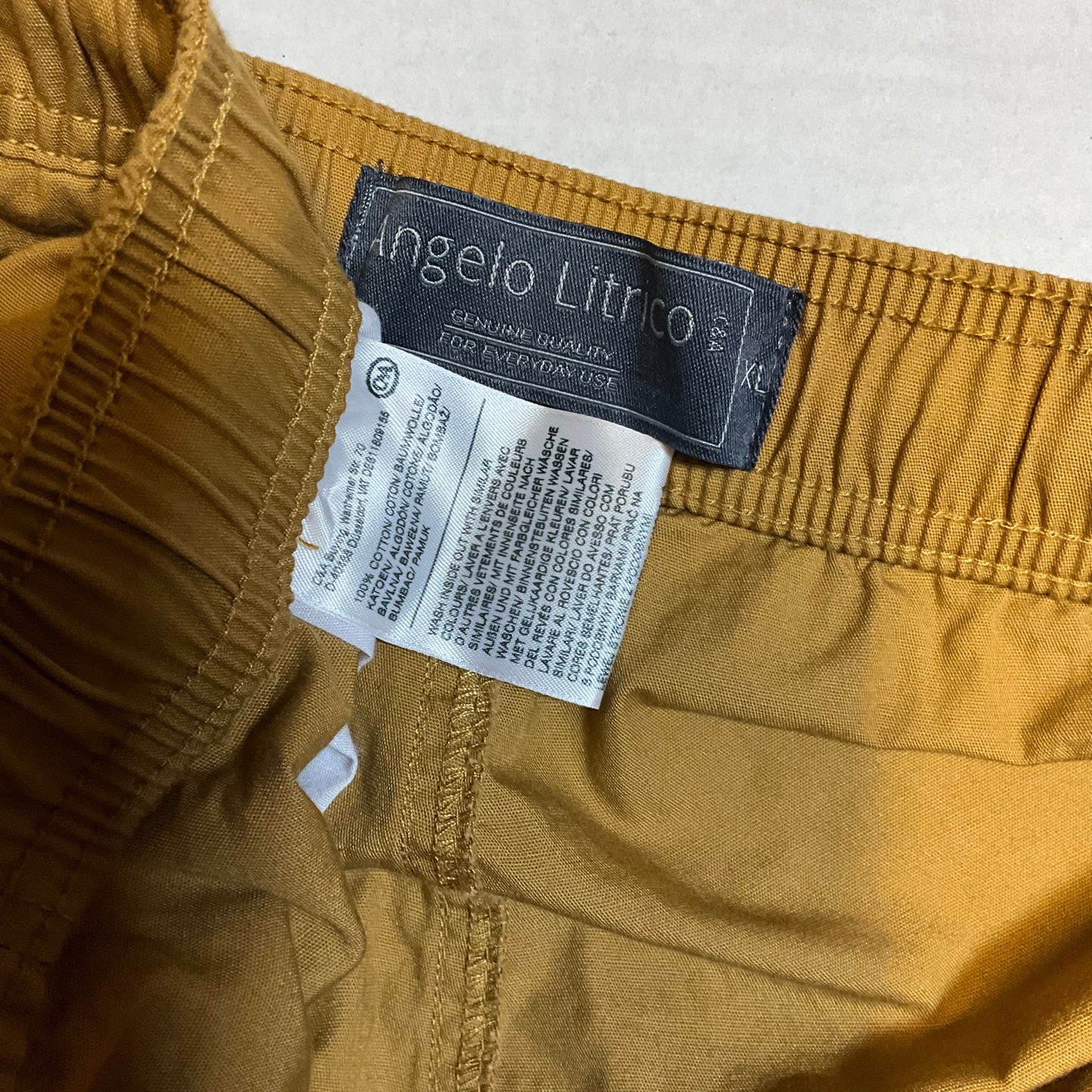 Angelo Litrico Men's Yellow Shorts